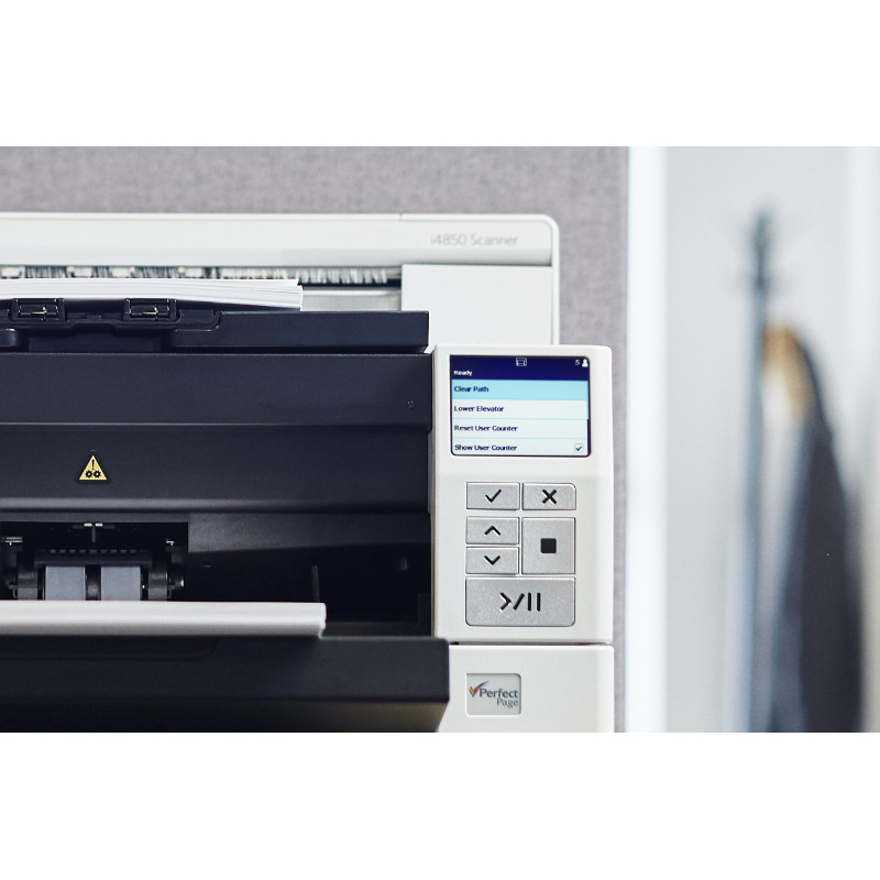 Kodak i4850 ražošanas dokumentu skeneris - 600 dpi, abpusēja skenēšana, 150 ppm, 500 lapu ADF, USB 3.0