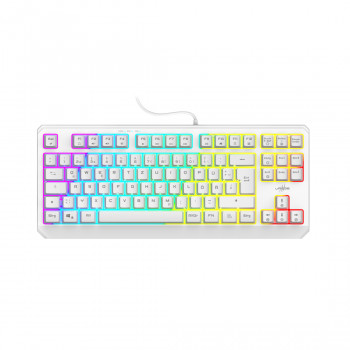 uRage Exodus 220 TKL spēļu klaviatūra, vadu, balta