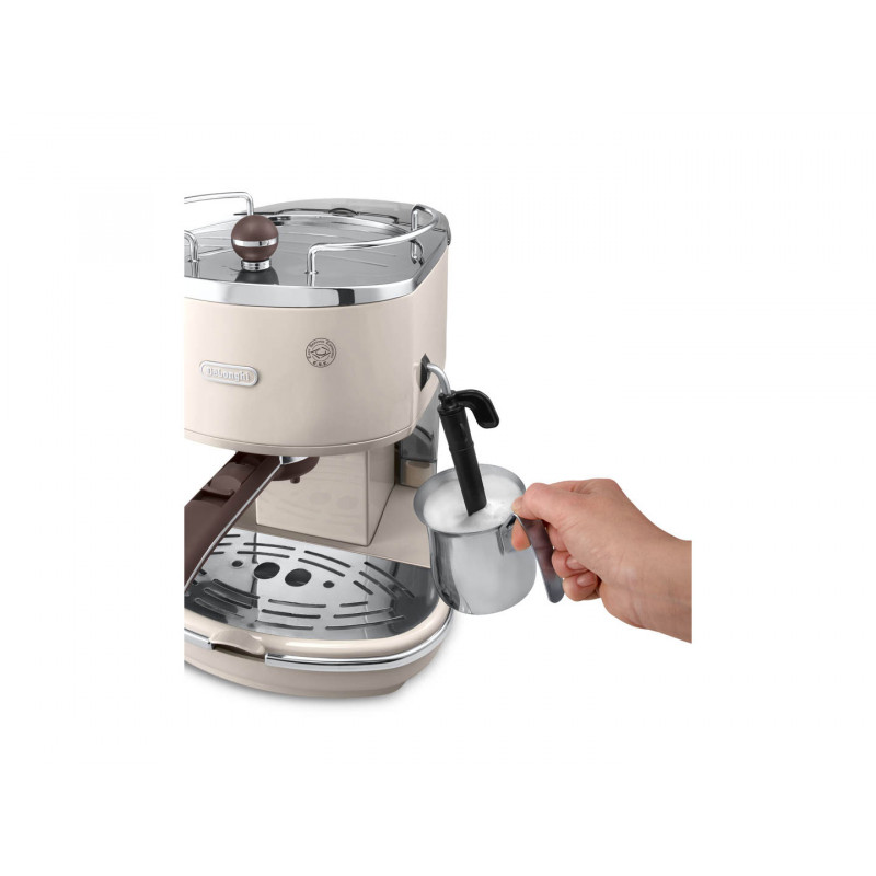 DeLonghi ECOV 311.BG Icona Vintage espresso kafijas automāts, bēšs
