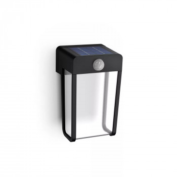 Philips Outdoor Solar Shroud sienas lampa 2,3 W ar dienasgaismas un kustības sensoru