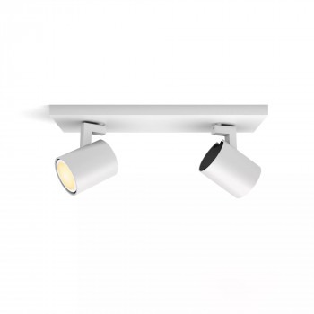 Philips Hue White Ambiance Runner Spot 2 gaismekļu balts ar dimmera slēdzi