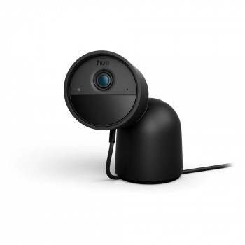 Philips Hue Secure vadu kamera ar statīvu, 2K video izšķirtspēja, melna