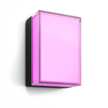 Philips Hue WACA Scenova taisnstūra sienas lampa, melna