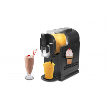 Unold 48965 Sofia 2-in-1 slush un mīkstās saldējuma gatavotājs, 1,5L, 150W, 5 programmas, melns
