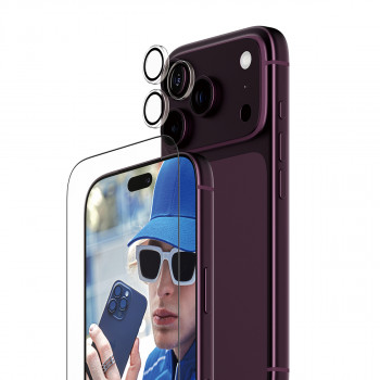 PanzerGlass Essentials 2-in-1 ekrāna un kameras objektīva aizsargstikls iPhone 18 Pro
