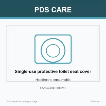 PDS CARE vienreizējais aizsargpārklājs tualetes podam