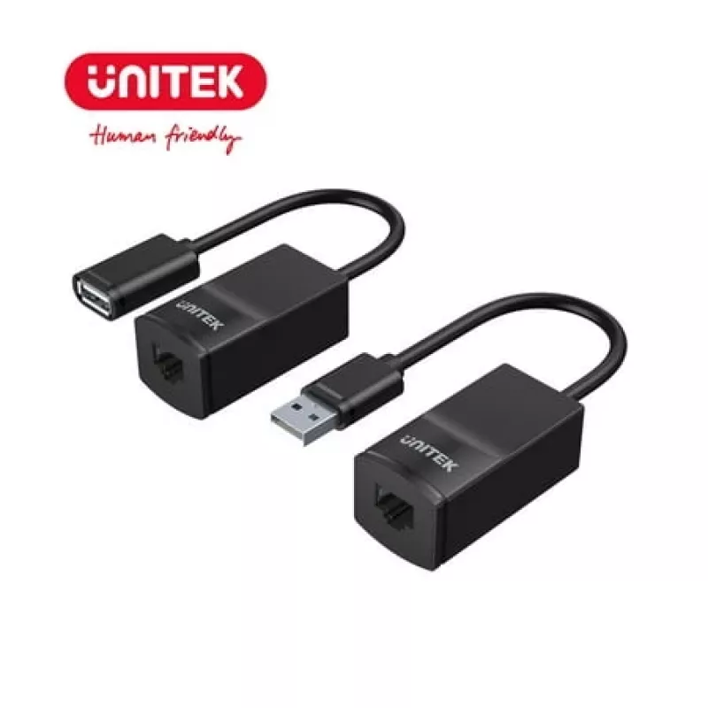 Tīkla kabelis UNITEK Y-UE01001 Dokstacija/Portu replikators USB 3.0 60m Melns