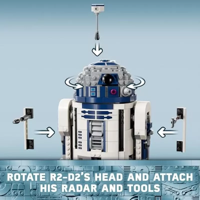 LEGO Star Wars 75379 R2-D2 komplekts ar Darth Malak figūriņu, 1050 detaļas, 10+