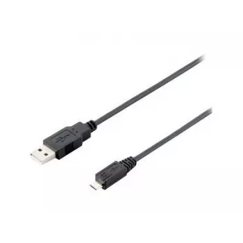 Equip USB 2.0 A–Micro-B kabelis, 1,0 m, melns