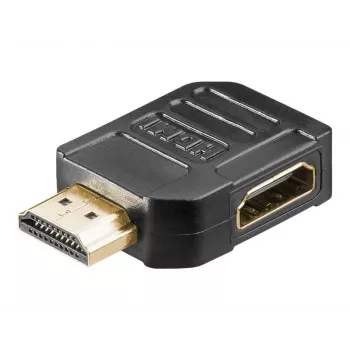 Wentronic Goobay a 344 G - HDMI Adapteris - HDMI (siev.) uz HDMI (vīr.) - taisnleņķa spraudnis (51725)