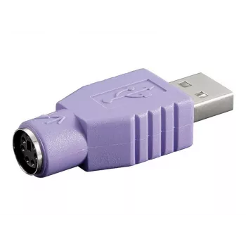 Microconnect USBA-M/PS2-F kabeļa dzimuma pārveidotājs Violeta