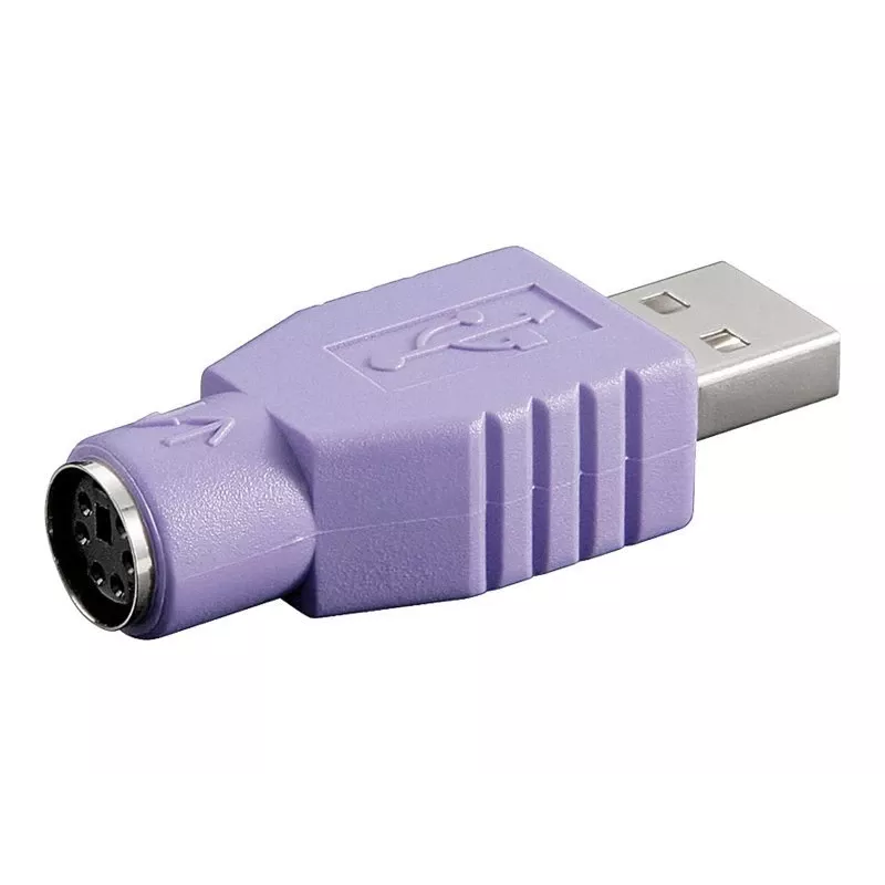 Microconnect USBA-M/PS2-F kabeļa dzimuma pārveidotājs Violeta