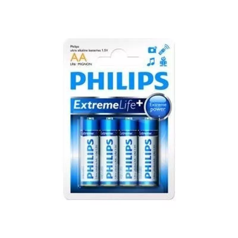 Philips LR6E4B/10 vienreizējās lietošanas baterija