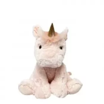 Mīkstā rotaļlieta TULILO Mascot Lily Vienradzis 30 cm — sēdoša plīša figūra