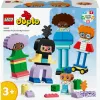 Būvējams komplekts LEGO DUPLO 10423 cilvēku figūru komplekts, 71 gab., vecumam 3+, figūras augstums 260 mm