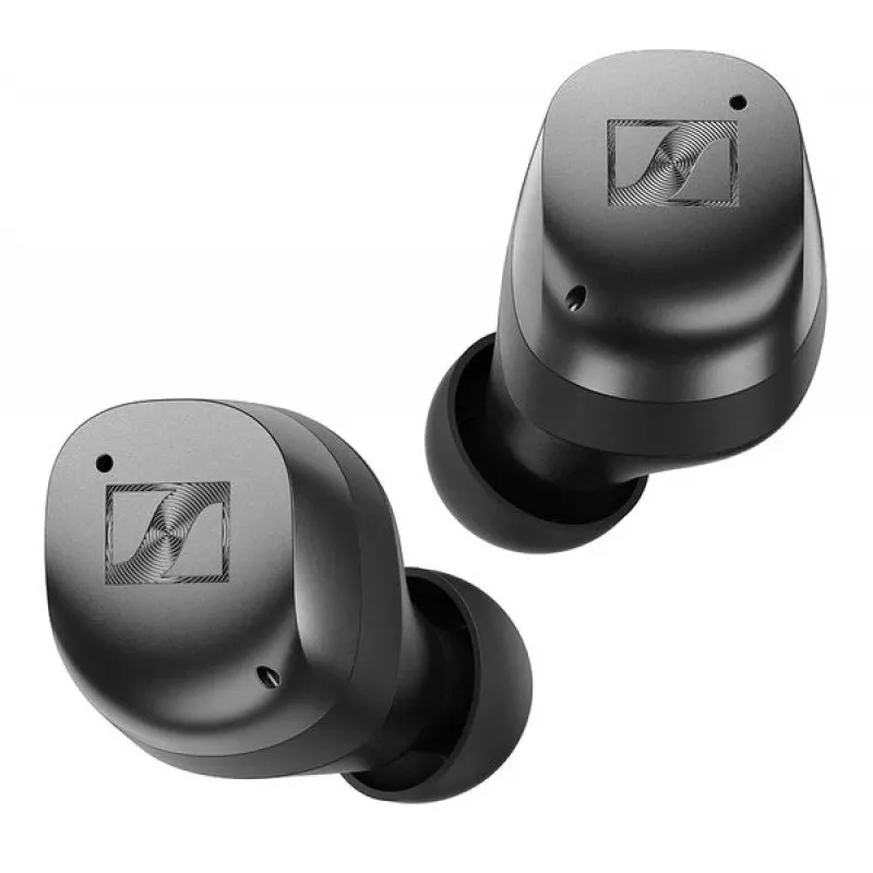 SENNHEISER Momentum MTW4 Bezvadu Bluetooth Trokšņu Slāpēšanas Sporta Austiņas - Melna & Grafīta