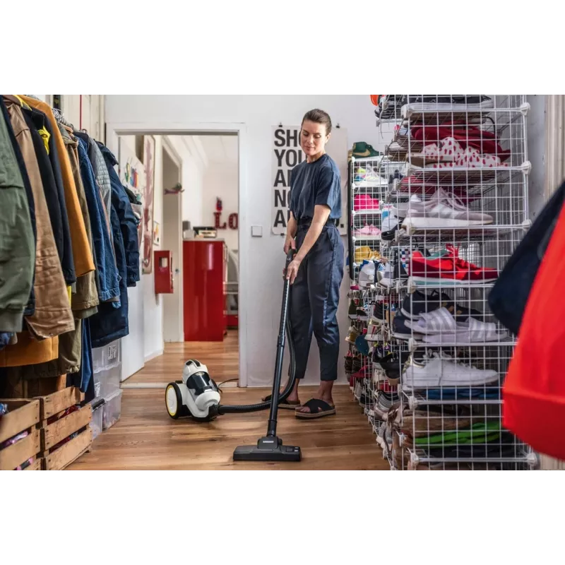 Karcher VC 3 putekļsūcējs ar cilindru — sausā tīrīšana, 700 W, 0.9 L bez maisa, HEPA 13