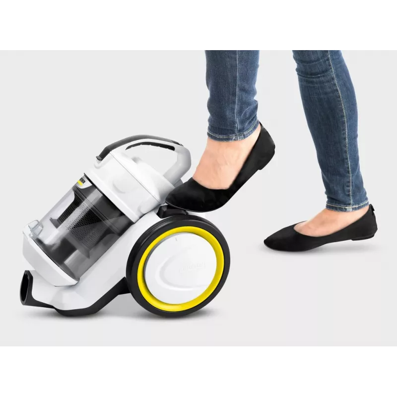 Karcher VC 3 putekļsūcējs ar cilindru — sausā tīrīšana, 700 W, 0.9 L bez maisa, HEPA 13