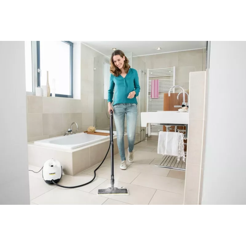 Cilindriskais tvaika tīrītājs Kärcher SC 3 EasyFix — 1900 W, 1 L tvertne, 3,5 bar, 2,2 m šļūtene