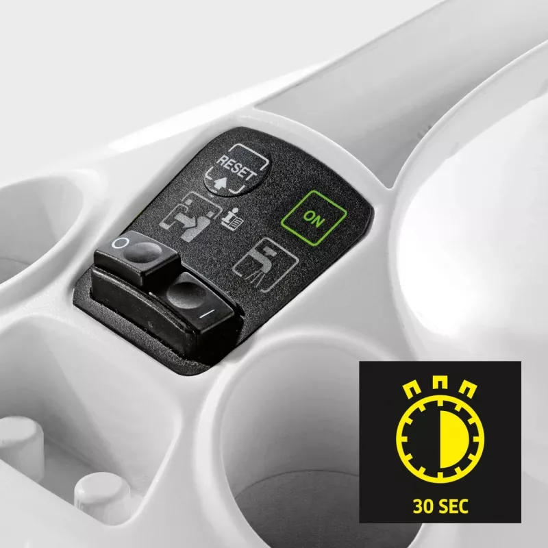 Cilindriskais tvaika tīrītājs Kärcher SC 3 EasyFix — 1900 W, 1 L tvertne, 3,5 bar, 2,2 m šļūtene