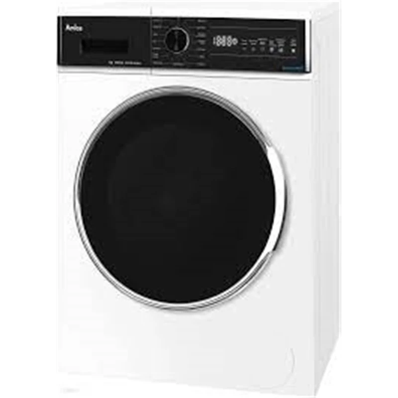 Brīvi stāvoša veļas mazgājamā mašīna AMICA WA3S712BLiSHB, 7 kg, 1200 RPM, 2100 W, LED displejs, Melnas durvis