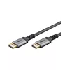 Pro DisplayPort 1.4 Sleeved kabelis - 2m - Melns