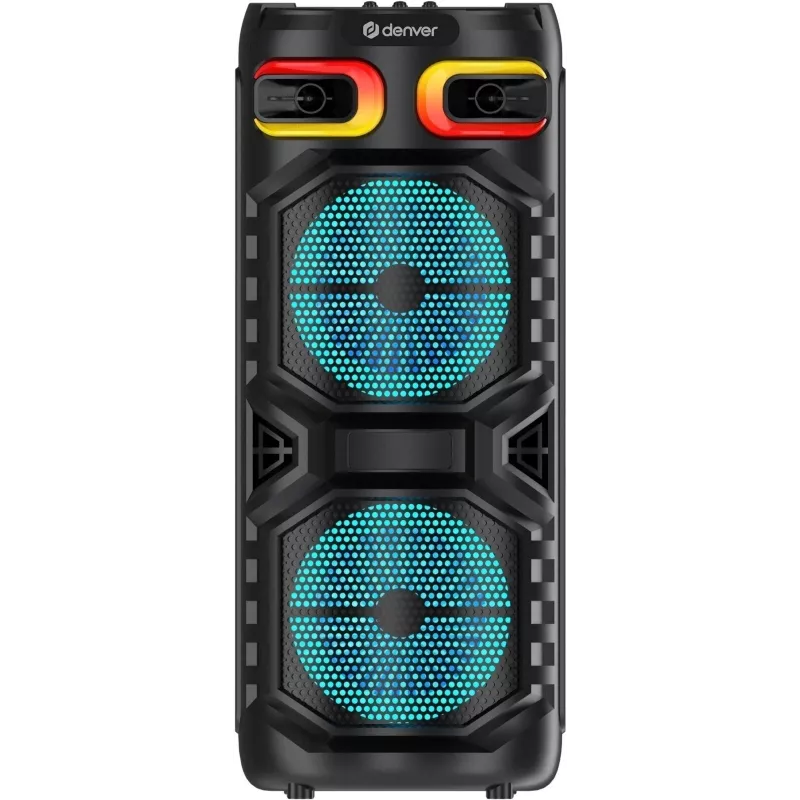 DENVER BPS-355 - Party skaļruņu sistēma - Bezvadu - Bluetooth - 16 vati - divvirzienu