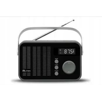 Eltra radio modelis 261 ar PLL digitālo uztvērēju, melns