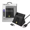 Qoltec 50643 čipa karšu lasītājs, USB 2.0 savienojums