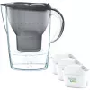 BRITA Marella + 3 MAXTRA PRO Pure Performance Ūdens Filtrēšanas Krūze 2,4 L Zilā Krāsā