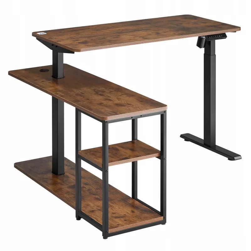 Elektriski regulējams augstumā galds Ergo Office 380623 — max augstums 121 cm, max slodze 70 kg