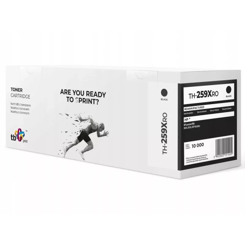 Tonera HP LJ PRO M404 CF259X TH-259XRO atjaunota melna