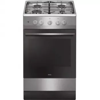 Plīts Amica 57GGH4.23ZPF Xx, gāzes, nerūsējošais tērauds, 50 cm