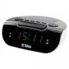 Radio ar pulksteni/alarmu LED, Eltra, 127x53x98 mm, Pelēks/Balts