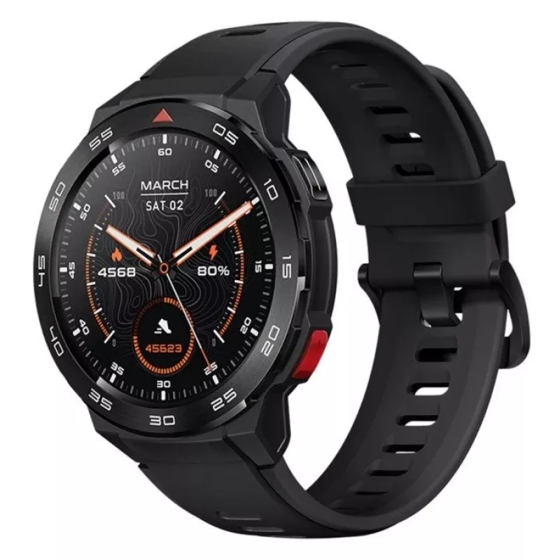 Mibro GS Pro viedpulkstenis ar GPS, 1,43 collu AMOLED ekrāns, 5ATM ūdensizturība, Bluetooth zvani, sporta un veselības funkcijas
