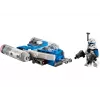 LEGO Star Wars: Captain Rex Y-Wing Microfighter — būvējams zvaigžņu kuģis ar minifigūru, 99 detaļas, 6+ gadiem