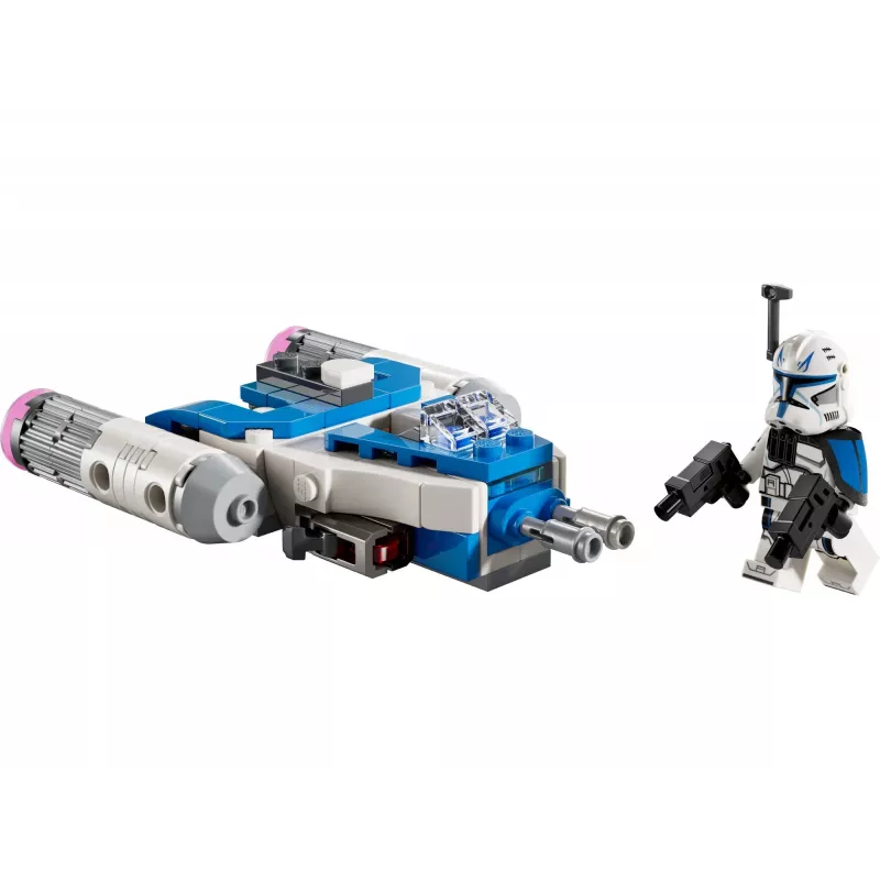 LEGO Star Wars: Captain Rex Y-Wing Microfighter — būvējams zvaigžņu kuģis ar minifigūru, 99 detaļas, 6+ gadiem