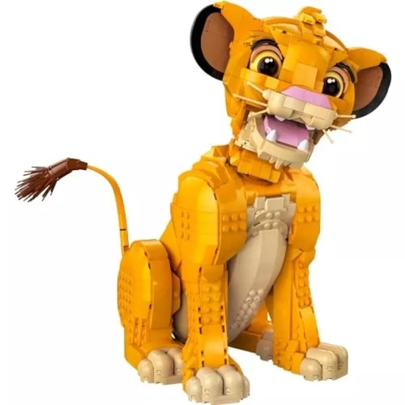 LEGO Disney Jaunais Simba — Karalis Lauva Kolekcionējama Dzīvnieka Figūras Būvēšanas Komplekts Pieaugušajiem