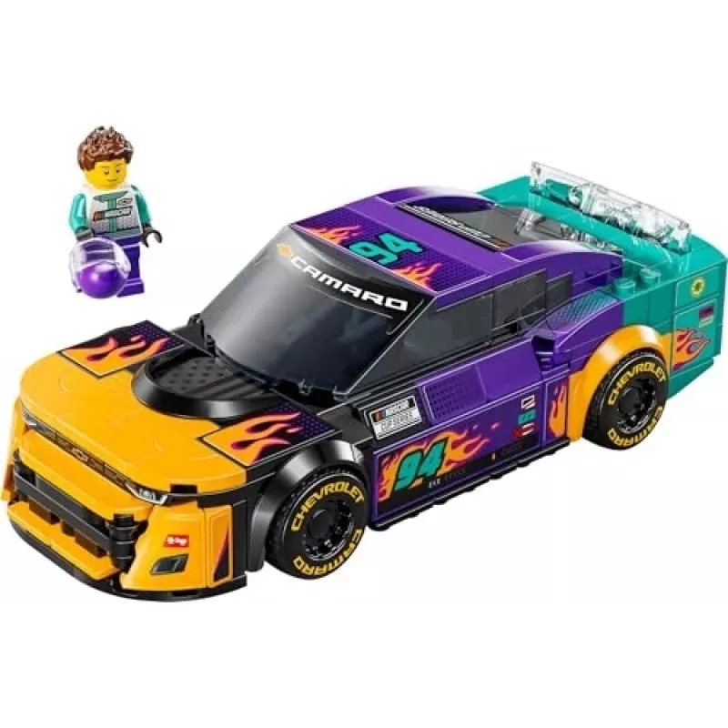 LEGO Speed Champions 76935 NASCAR Next Gen Chevrolet Camaro ZL1 būvējams modelis, 328 gabali, 1 minifigūra, 9+ gadi
