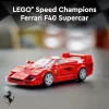 LEGO Speed Champions Ferrari F40 Supercar būvējams auto modelis bērniem no 9 gadiem ar šofera minifigūru