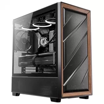 Antec 0-761345-10133-2 Datora korpuss MIDI Tower Melns Koka