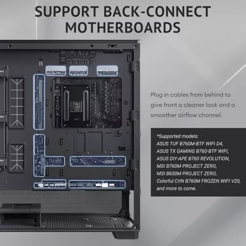 Antec 0-761345-10133-2 Datora korpuss MIDI Tower Melns Koka