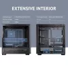 Antec 0-761345-10133-2 Datora korpuss MIDI Tower Melns Koka