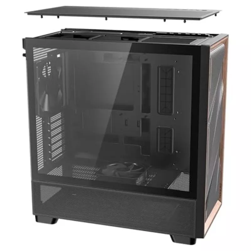 Antec 0-761345-10133-2 Datora korpuss MIDI Tower Melns Koka