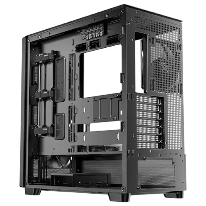 Antec 0-761345-10133-2 Datora korpuss MIDI Tower Melns Koka