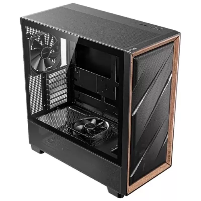 Antec 0-761345-10133-2 Datora korpuss MIDI Tower Melns Koka