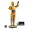 LEGO būvējama figūra Star Wars C-3PO modelis 75398 — 1138 gab., 380 mm displeja kolekcionējams