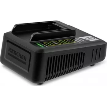 Akumulatoru lādētājs Karcher 2.445-032.0 — 18 V Li-Ion, viena vieta, 25×13.3×8.7 cm, 700 g