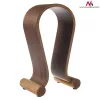 Maclean MC-815W galvas austiņu statīvs, koka, valrieksts, 400 g