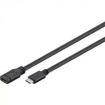 Goobay 45393 USB kabelis melns